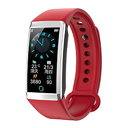 Wewoo Bracelet connecté TD19 1,14 pouces IPS écran intelligent IP67 ÉtancheRappel d'appel de soutien / Surveillance de la fréquence cardiaque / de la pression artérielle / du sommeil / Caméra à distance Rouge