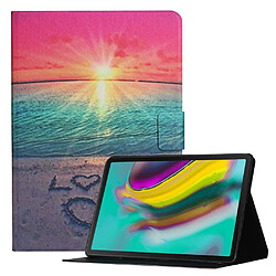 Etui en PU Impression de motifs avec support pliable le coucher du soleil pour votre Samsung Galaxy Tab A7 Lite 8.7 pouces T220/T225