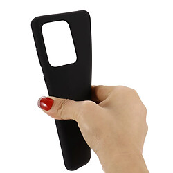 Avis Coque en silicone liquide noir pour votre Samsung Galaxy S20 Ultra/S11 Plus