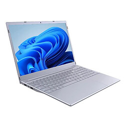 Ordinateur Portable 15.6 Pouces 12GB+512GB Windows 10 Quad Core Argent YONIS