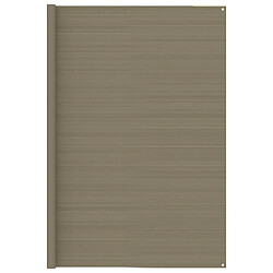 vidaXL Tapis de tente 250x200 cm Taupe