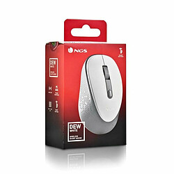 Acheter Souris USB sans fil NGS Dew White 1600dpi - 3 boutons - Utilisation droitier - Couleur Blanc/Gris