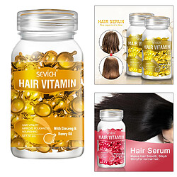 Capsule De Sérum De Vitamine De Cheveux Avec Des Cheveux De Réparation D'huile De Vitamines B5 Pour Les Femmes Orange