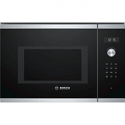 Micro-ondes grill encastrable - BOSCH - BEL554MS0 - Inox - 25 L - 900 W - Grill 1200 W