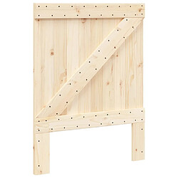 Maison Chic Tête de lit scandinave,Meuble de chambre 80x104 cm bois massif de pin -MN39939