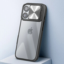 Avis Avizar Coque pour iPhone 16 Pro Cache Caméra Coulissant Compatible QI Noir