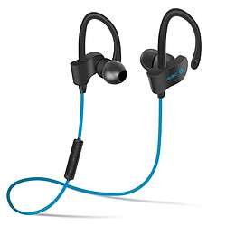 Wewoo Oreillette Bluetooth bleu pour iPhone, Samsung, HTC, Sony et autres Smartphones Stéréo Qualité Sonore V4.1 + EDR Casque, Distance: 8-15m