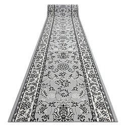 RUGSX TAPIS DE COULOIR BCF MORAD Klasyk classique gris 70 cm 70x300 cm