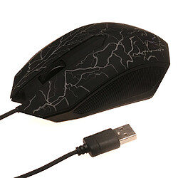 souris optique filaire gamer avec câble USB