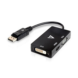 Avis Adaptateur Mini DisplayPort vers VGA/DVI/HDMI V7 V7DP-VGADVIHDMI-1E Noir