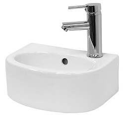 Ecd Germany Lavabo Kermaik blanc 335 x 255 x 130 mm