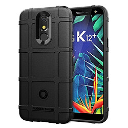 Wewoo Coque Souple Housse de protection en silicone antichoc Rugged Shield pleine couverture pour LG K12 + Noir