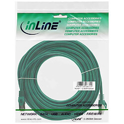 Avis Câble patch, S-FTP, Cat.5e, vert, 15m, InLine®