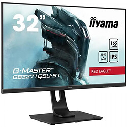 Ecran Ordinateur - Moniteur PC Gamer - IIYAMA G-Master Red Eagle - 31,5 WQHD - Dalle IPS - 1 ms - 165 Hz - HDMI / DisplayPort / USB 3.0 - AMD FreeSync