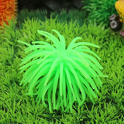 Wewoo Décoration aquarium vert 3 PCS Articles TPR Simulation Sea Urchin Ball Corail, Taille: M, Diamètre: 10cm