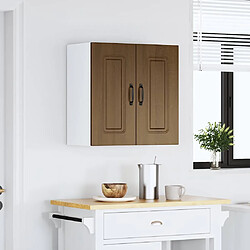 Avis vidaXL Armoire murale de cuisine Kalmar chêne marron bois d'ingénierie