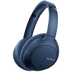 Sony Casque Arceau Bluetooth avec Réducteur de Bruit Bleu