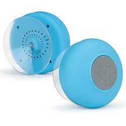 Avis Universal Haut-parleur Bluetooth à aspiration imperméable portable pour salle de bain (bleu)