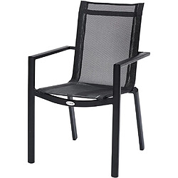 Avis Wilsa Garden Ensemble IBIZA 6/8p en aluminium gris/noir et 8 fauteuils en textilène