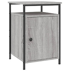 Avis Maison Chic Lot de 2 Tables de chevet - Tables de Nuit sonoma gris 40x42x60cm bois d'ingénierie