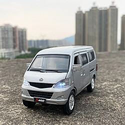 Universal 1: 32 Changan Star Simulation Alliage MPV Minivan Modèle Jouet Voiture Coulée Sous Pression Coulissant Voiture Lumière Collection Cadeaux(blanche)