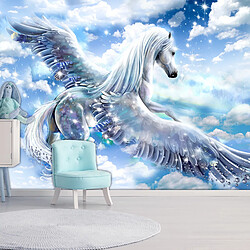 Artgeist Papier peint - Pegasus (Blue) [150x105]