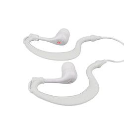 Acheter 3.5mm earhook sport écouteur casque écouteur pour ipod lecteur mp3 blanc