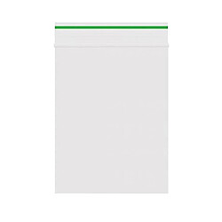 Pack Lot de 100 sachets Zip 40x60mm 90 microns Vert