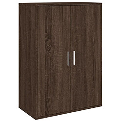 vidaXL Buffet chêne marron 60x31x84 cm bois d'ingénierie