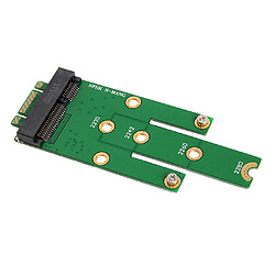 Nouvelle Msata Mini Pci-e 3.0 Ssd à Ngff M.2 B Clé Sata Interface Carte D'interface Vert En PCB