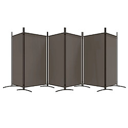 Acheter vidaXL Cloison de séparation 6 panneaux Anthracite 520x180 cm Tissu