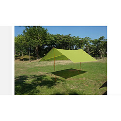 Universal Tente en tissu Oxford, parasol et couverture de couronne carrée anti-pluie, couverture de couronne de camping car de plage extérieure polyvalente.(Vert)