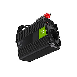 Green Cell® 150W/300W 24V 220V/230V Convertisseur de Tension Voiture Solaire Modifiée Volts Sinus Power Inverter sinusoïdale DC AC, Onduleur Transformateur avec Allume Cigare Prise Electrique