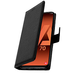 Avizar Housse Samsung Galaxy A70 Etui Protection Fonction Support Porte-carte noir