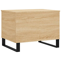 Acheter vidaXL Table basse Chêne sonoma 60x44,5x45 cm Bois d'ingénierie