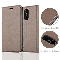 Avis Cadorabo Coque LG K10 2017 Etui en Brun