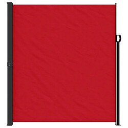 Avis Maison Chic Auvent latéral rétractable | Store latéral | Brise-vue latéral rouge 220x300 cm -GKD91710