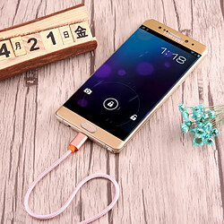 Acheter Wewoo Câble rose pour Samsung Galaxy S8 & S8 + / LG G6 / Huawei P10 & P10 Plus / Xiaomi Mi6 & Max 2 et autres Smartphones 1m Weave Style USB-C / Type-C Mâle à 3.5mm Audio Mâle,