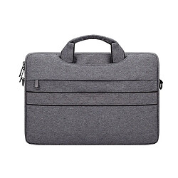 Wewoo Sacoche ST02S Étanche Résistant À La Déchirure Caché Portable Sangle Une épaule Sac à Main pour 13.3 pouces Ordinateurs Portablesavec Valise Ceinture Gris Foncé