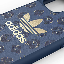 Adidas Coque pour iPhone 11 Pro Bords Surélevés Collection Shibori Bleu Nuit