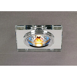 Inspired Encastré Downlight Shallow Square Rim Only Clear, Nécessite 100035310 pour compléter l'article