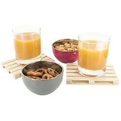 Pick And Drink Dessous de verre 4 palettes en bois.