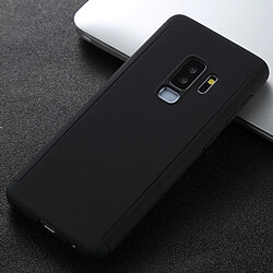 Wewoo Coque noir pour Samsung Galaxy S9 + givré PC dur entièrement enveloppé housse de protection