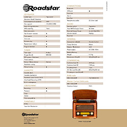 Avis Roadstar HRA-1500CD-MP3UEMP - Bois