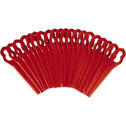 INF Lames de coupe pour tondeuse à gazon sans fil GARDENA, paquet de 20 Red