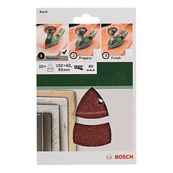 BOSCH Accessoires - abr. multi auto -agrippant 102x62 93/g40/11trous