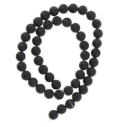 charme agate noire naturelle bricolage perles en vrac pour la fabrication de bijoux diy 8mm