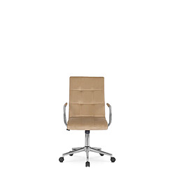 Vivaldi Fauteuil Pivotant BOSTON Beige Velours