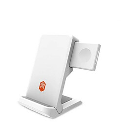 stm goods Stand de Charge Sans fil Qi ChargeTree Go Pliable et Portable Blanc