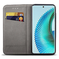 Htdmobiles Housse etui portefeuille avec coque interieure en silicone pour Honor Magic 6 Lite 5G + verre trempe - BLEU MAGNET